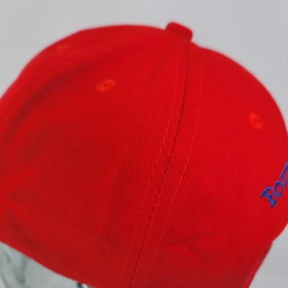 Bubba Gump Baseball Cap Shrimp Co.  Embroidered Adjustable Red Baseball Cap Hat - Picture 9 of 14